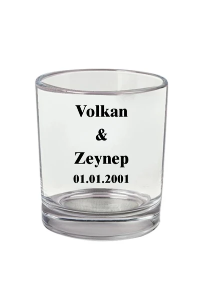 Kişiye Özel Viski Bardağı - Baskılı Viski Bardağı - İsimli Viski Bardağı - Resimli Viski Bardağı - Resim 4