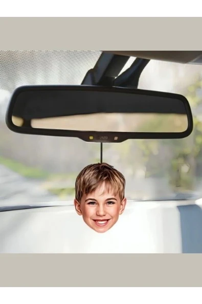 Kişiye Özel Dikiz Aynası Süsü - Fotoğraflı Dikiz Aynası Süsü - Karikatüre Ayna Süsü - Resim 4