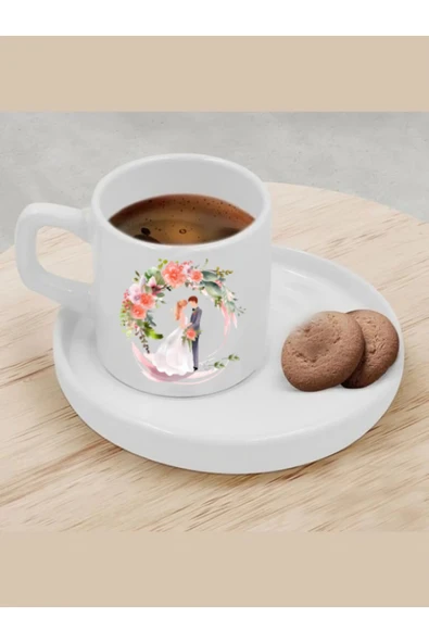 Türk Kahvesi Fincanı Damat Gelin Fincanı ürün görseli