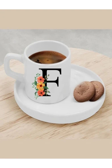 Türk Kahvesi Fincanı F Harfi Fincan ürün görseli