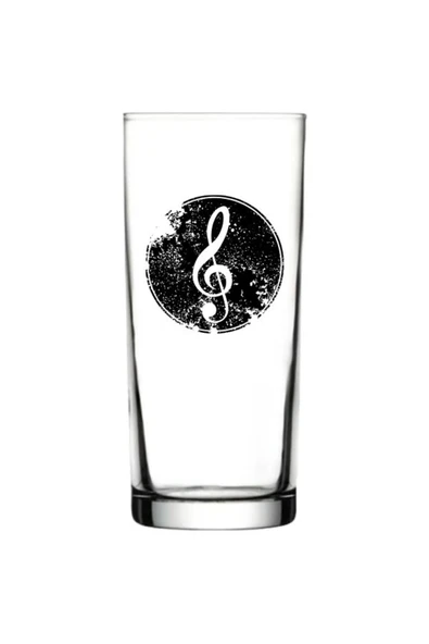 Nota Baskılı Rakı Bardağı - Müzik Model Rakı Bardağı ürün görseli