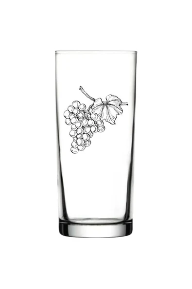 Üzüm Baskılı Rakı Bardağı - Üzümlü Rakı Bardağı ürün görseli