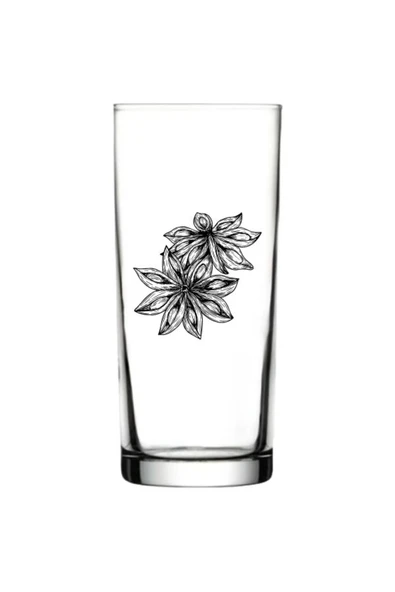 Anason Baskılı Rakı Bardağı - Anasonlu Rakı Bardağı ürün görseli