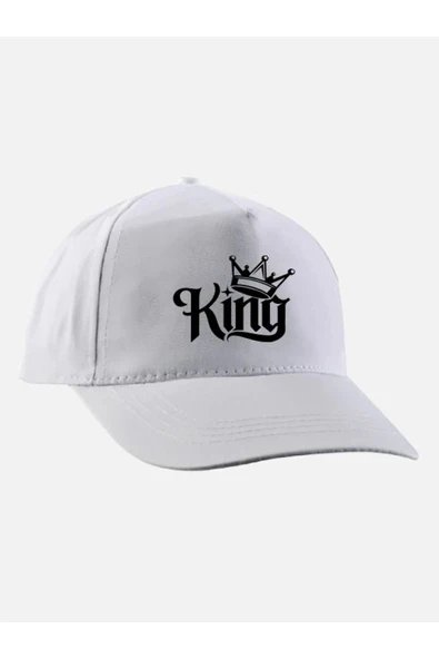 King Baskılı Şapka - King Şapkası - Kral Şapkası ürün görseli