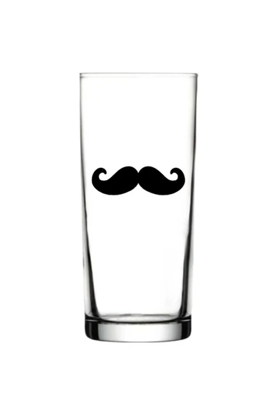 Bıyık Baskılı Rakı Bardağı - Bıyıklı Rakı Bardağı ürün görseli