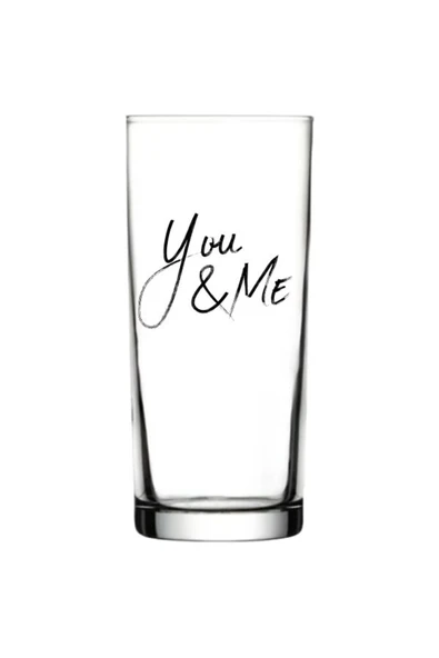 You ve Me Baskılı Rakı Bardağı - Sen ve Ben Model Rakı Bardağı ürün görseli