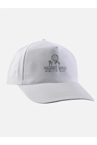 Voleybol Baskılı Şapka - Voleybolcu Şapkası ürün görseli