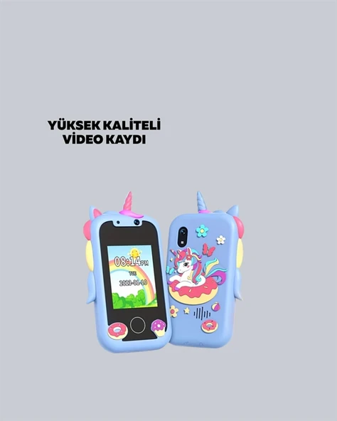 ABS + Silikon Gövdeli Dayanıklı Çocuk Kamerası – Güvenli Malzeme, Şok Emici Tasarım - 2