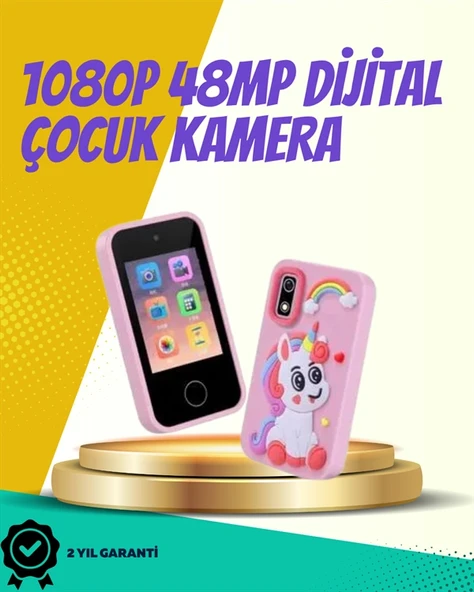 ABS + Silikon Gövdeli Dayanıklı Çocuk Kamerası – Güvenli Malzeme, Şok Emici Tasarım - 1