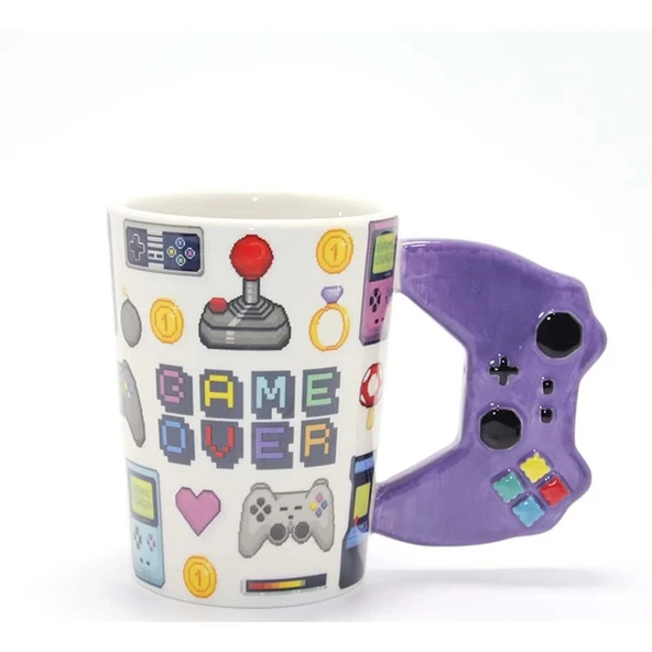 Game Over Porselen Kupa Bardak Alk1250 ürün görseli