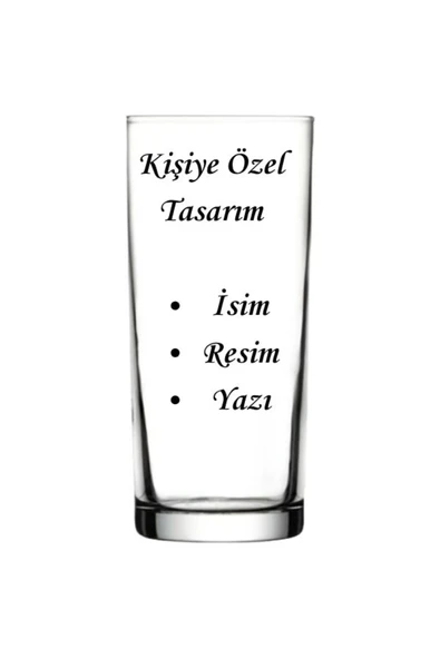 Kişiye Özel Rakı Bardağı - Resimli Rakı Bardağı - İsimli Rakı Bardağı - Yazılı Rakı Bardağı ürün görseli