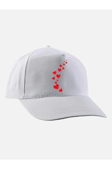 Kalpler Baskılı Şapka - Kapli Şapka ürün görseli