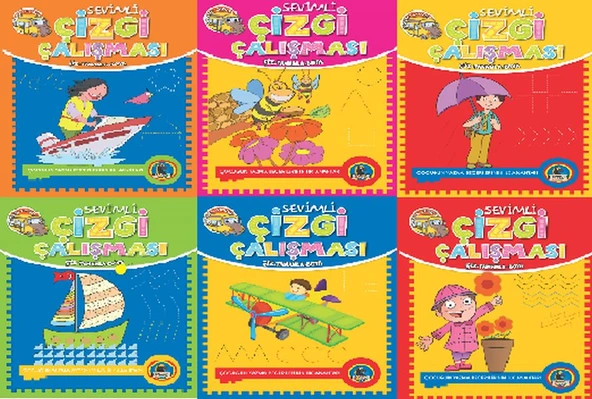 Sevimli Çizgi Çalışması (6 Kitap Set) ürün görseli