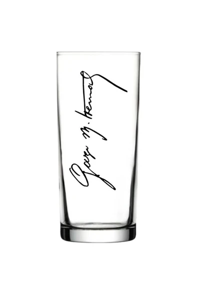 Atatürk İmzalı Rakı Bardağı - İmzalı Rakı Bardağı ürün görseli