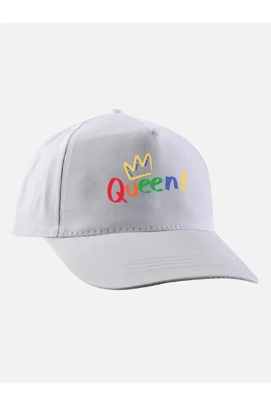 Queen Baskılı Şapka - Queen Şapkası - Kraliçe Şapkası ürün görseli