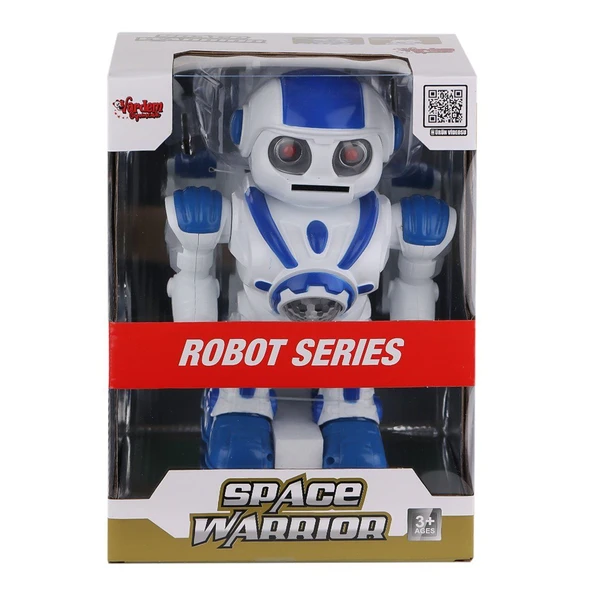 DF-6022 Işıklı ve Müzikli Disk Atan Uzay Savaşçısı Robot - Resim 4