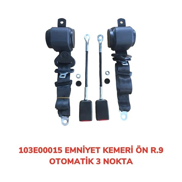 EMNİYET KEMERİ ÖN 3 NOKTA OTOMATİK R9 103E00015 ürün görseli