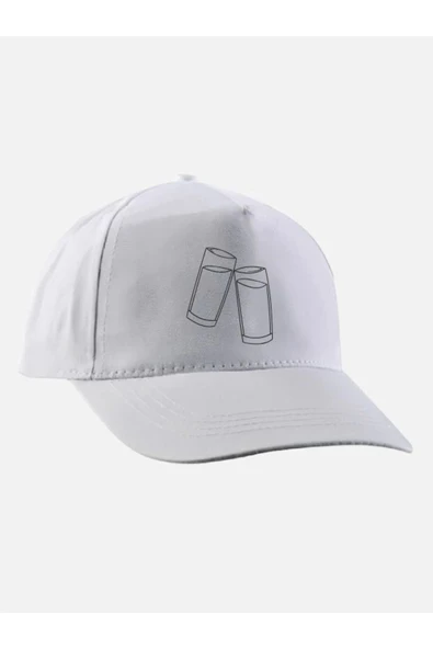 Kadeh Baskılı Şapka - Kadehli Şapka ürün görseli