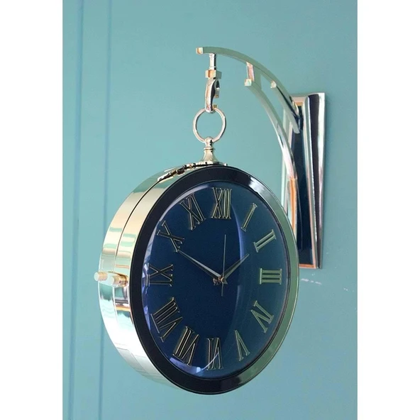 Duvara Asmalı İstasyon Saati Alk1592 Dekoratif Hediyelik - Resim 2