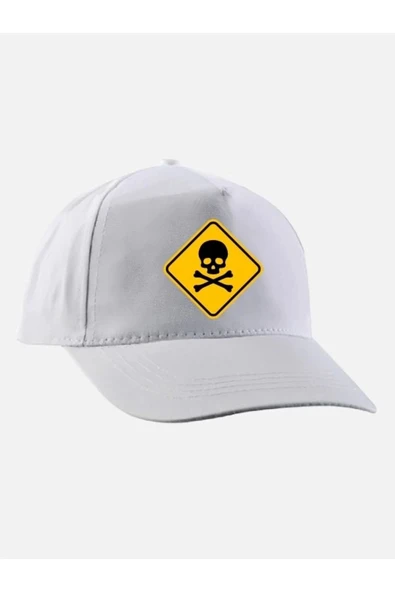 Ölüm Tehlikesi Baskılı Şapka - Dikkat Şapkası ürün görseli