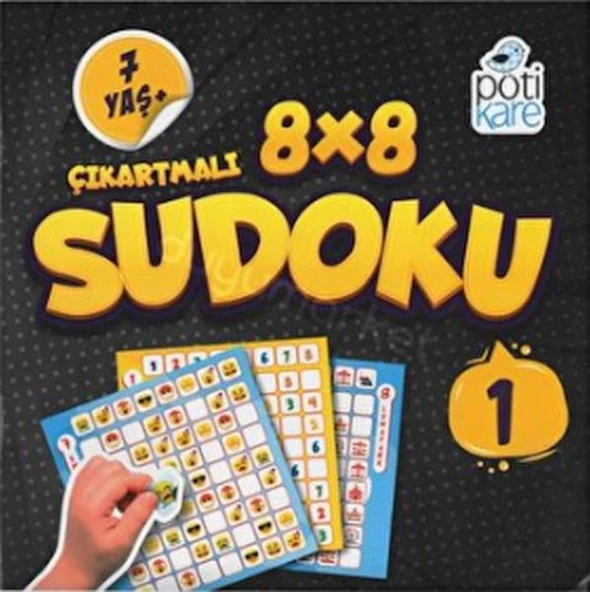 8x8 Çıkartmalı Sudoku 7+ (1) ürün görseli