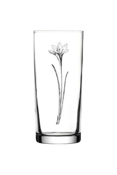 Çiçek Baskılı Rakı Bardağı - Çiçekli Rakı Bardağı ürün görseli