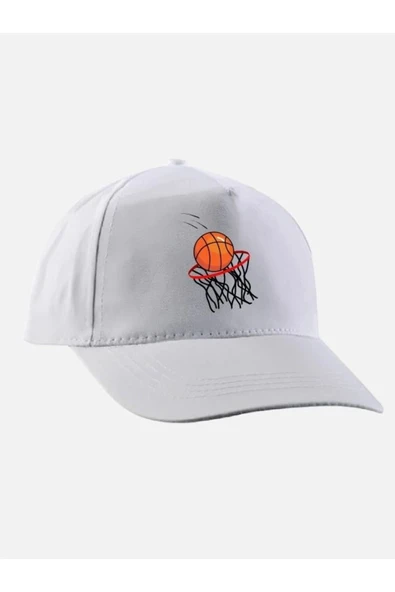 Basketbol Baskılı Şapka - Basketbolcu Şapkası ürün görseli