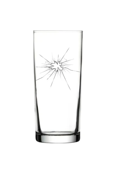 Kırık Model Rakı Bardağı - Kırık Baskılı Rakı Bardağı ürün görseli