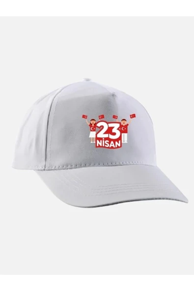 23 Nisan Baskılı Şapka - 23 Nisan Şapkası ürün görseli