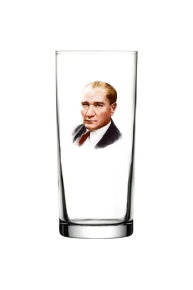 Atatürk Baskılı Rakı Bardağı - Atatürklü Rakı Bardağı ürün görseli