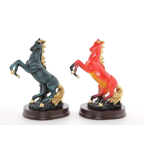 Polyester Şahlanmış At Figürü Biblo ürün görseli 1