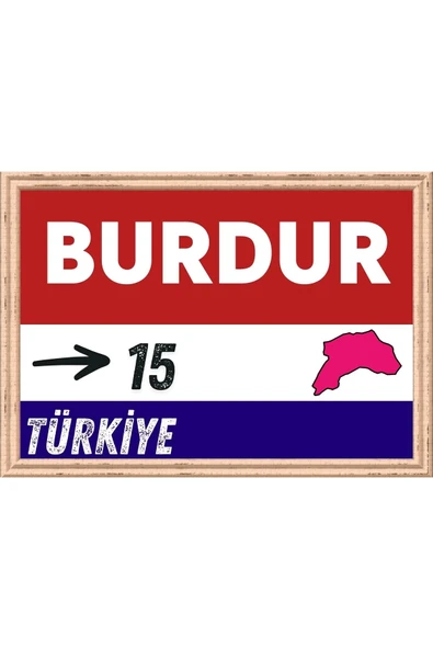 Burdur Tablo - Retro Tablo ürün görseli