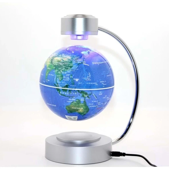 Mıknatıslı Ortada Dönen Dünya Küre ürün görseli 1