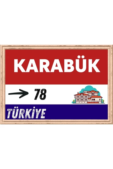 Karabük Tablo - Retro Tablo ürün görseli