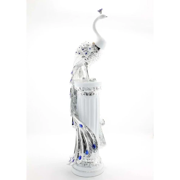 Polyester Tavuskuşu Figürü Biblo - Resim 2