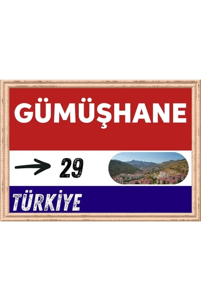 Gümüşhane Tablo - Retro Tablo ürün görseli