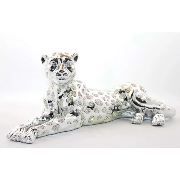 Polyester Oturan Kaplan Figürü Biblo ürün görseli 1