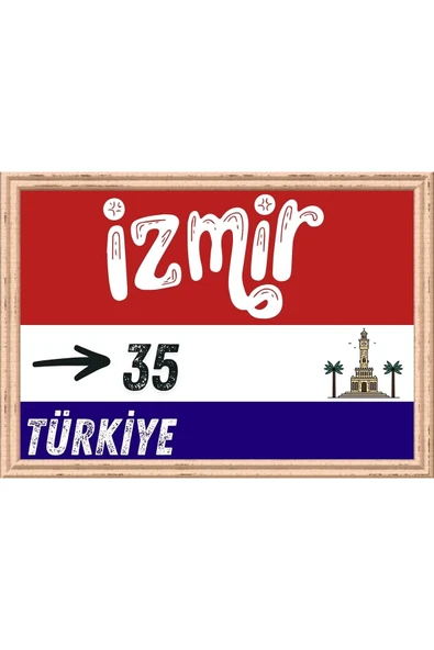 İzmir Tablo - Retro Tablo ürün görseli
