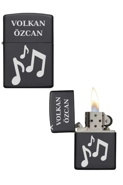 Kişiye Özel Müzik Baskılı Metal Çakmak ürün görseli