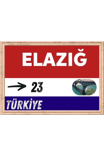 Elazığ Tablo - Retro Tablo ürün görseli