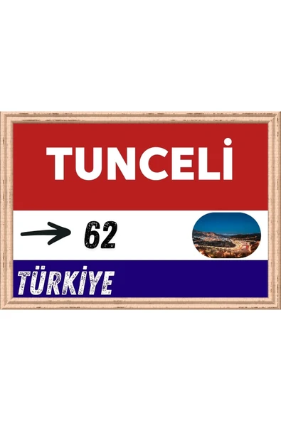 Tunceli Tablo - Retro Tablo ürün görseli