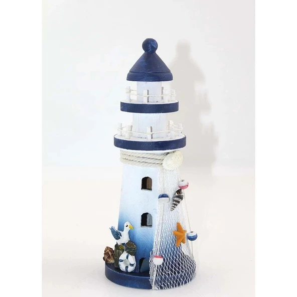 Ahşap Marin Deniz Feneri ürün görseli 1