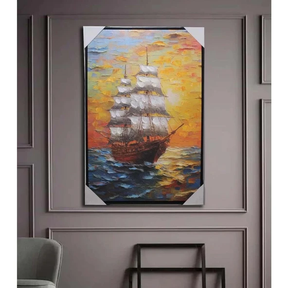 Duvara Asmalı Yağlı Boya Pano - Resim 2