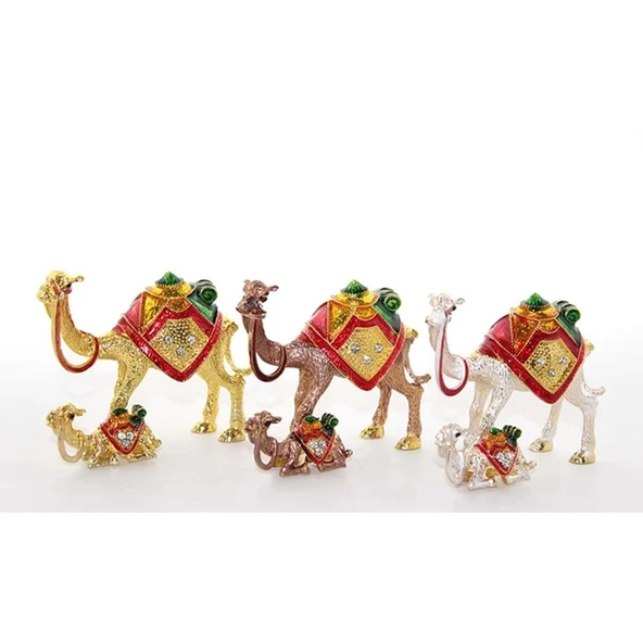 Yavrulu Deve Dekoratif Hediyelik - Resim 2