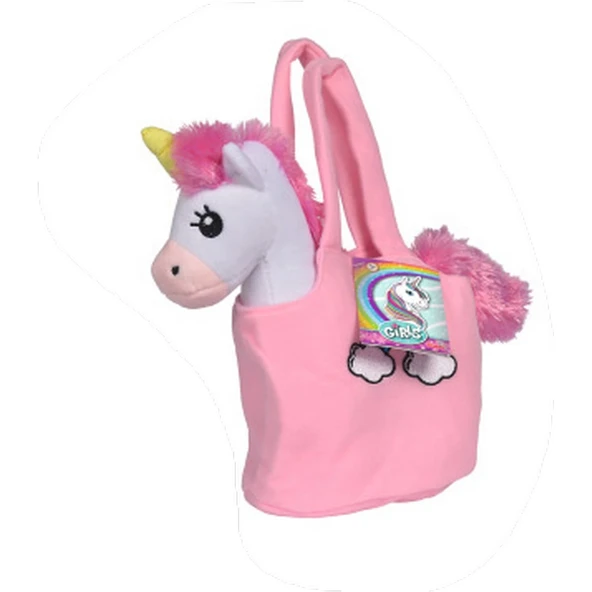 Çanta Unicornlu Peluş SMB-105560064 - 3
