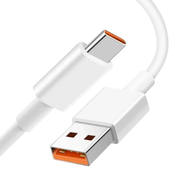 6A Max Hızlı Şarj Destekli, Data Özellikli USB - Type-C Kablo - 5