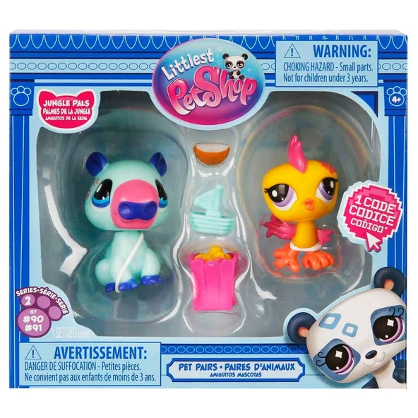 Littlest Pet Shop Minişler 2’li Figür Seti S2 - S00000620 - Resim 3
