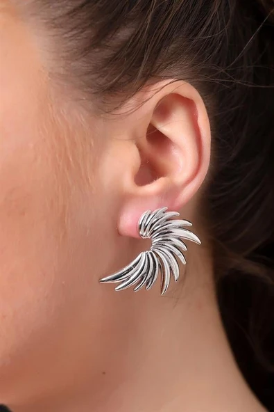 Kadın Özel Tasarım Kanat Model Küpe ZYN2 ürün görseli