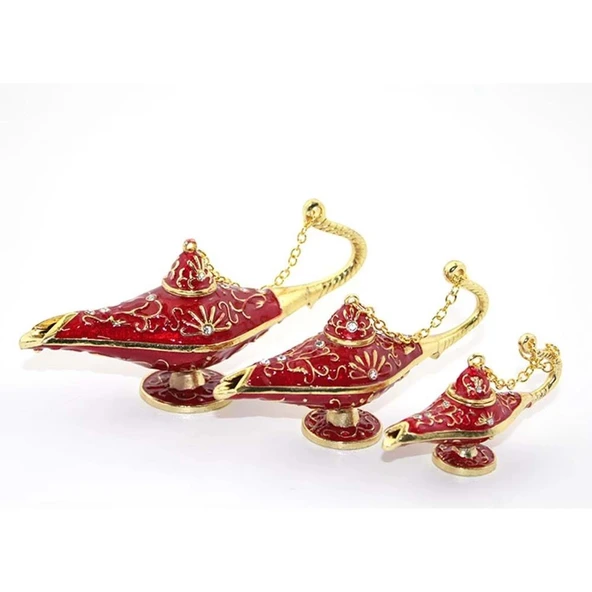 Taşlı 3'Lü Alaaddin Lambası Biblo ürün görseli 1