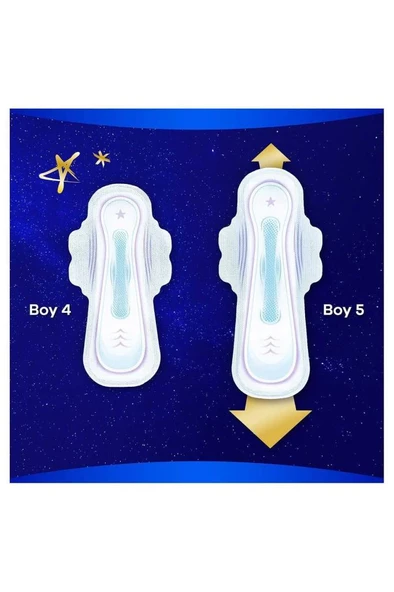 Orkid Ultra Hijyenik Ped Gece Extra Plus No: 5 5'li - 5